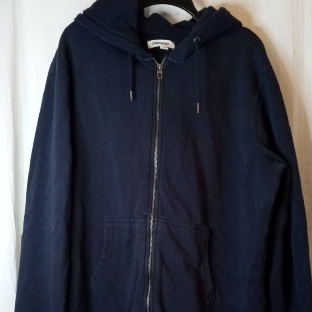 Goodthreads Men's Navy Blue Hoodie Sweater
